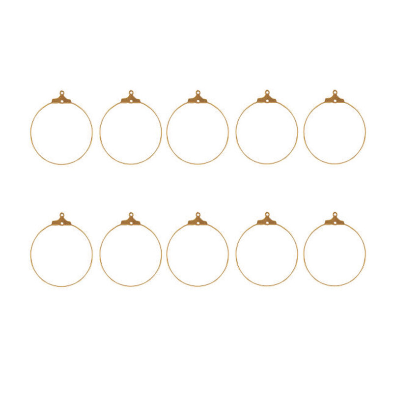 حلقه گوشواره آلما کد sall0410 بسته 10 عددی